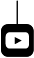 סמל ריבוע יו טיוב שחור